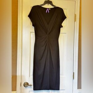 Seraphine Black Midi Dress